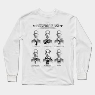 Guide to the Miskatonic Knot Long Sleeve T-Shirt